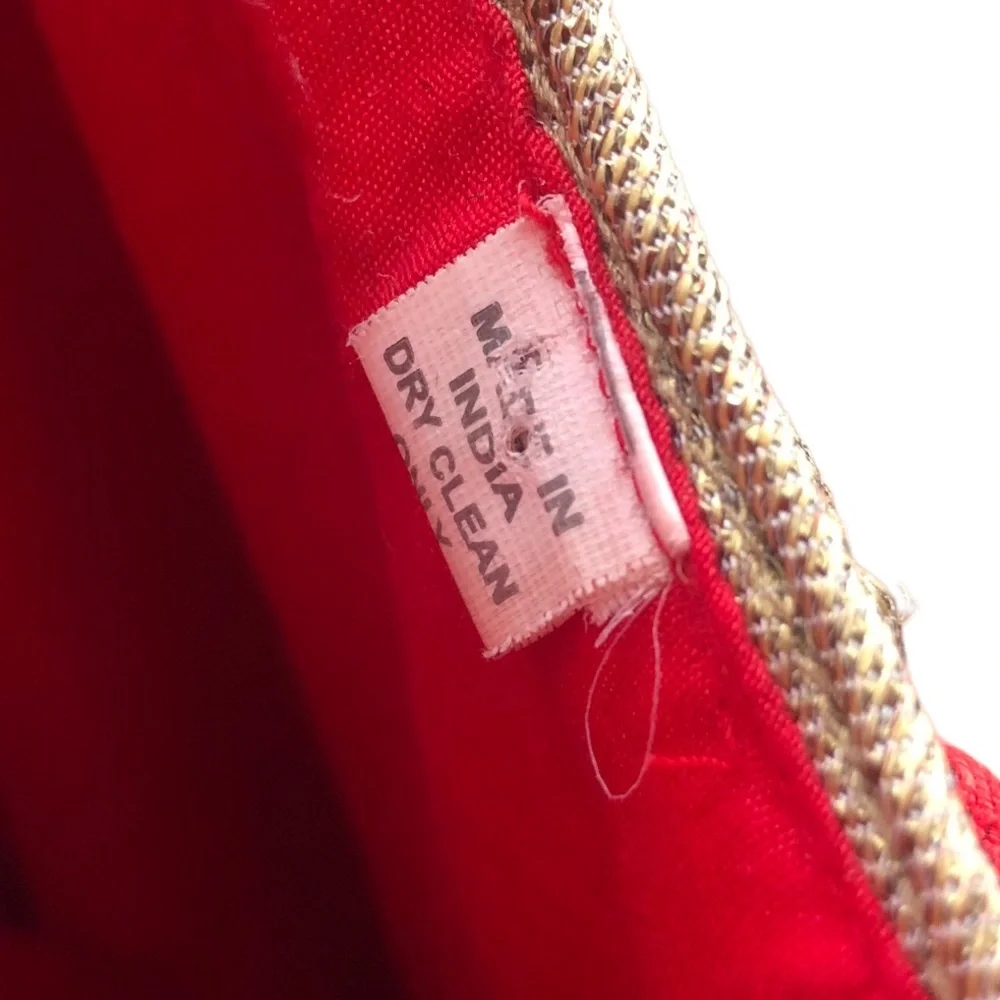 Traditional Red & Gold Dress Made in India size 8 - Picture 2 of 16